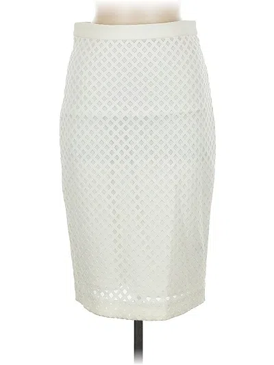 Pre-owned Elizabeth And James Formal Skirt In Silver