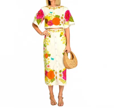 ELIZABETH AND JAMES FRANNIE SKIRT IN WILDFLOWER
