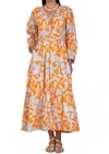 Elizabeth And James Hallie Dress In Fiori In Multi