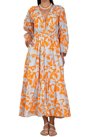 Elizabeth And James Hallie Dress In Fiori In Multi
