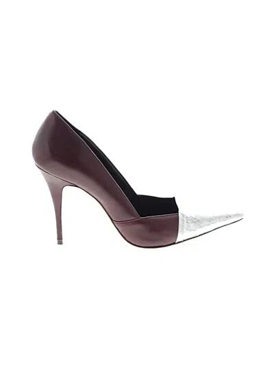 Pre-owned Elizabeth And James Heels In Burgundy