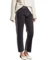 Elizabeth And James Holden Two Tone Ankle Jeans In Black/grey In Multi