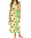 Elizabeth And James Jackie Top In Strawberry Garden In Multi