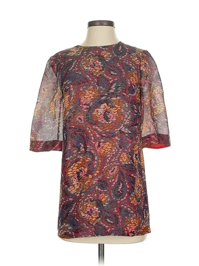 Pre-owned Elizabeth And James Kimono In Burgundy