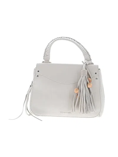 Pre-owned Elizabeth And James Leather Satchel In Gray