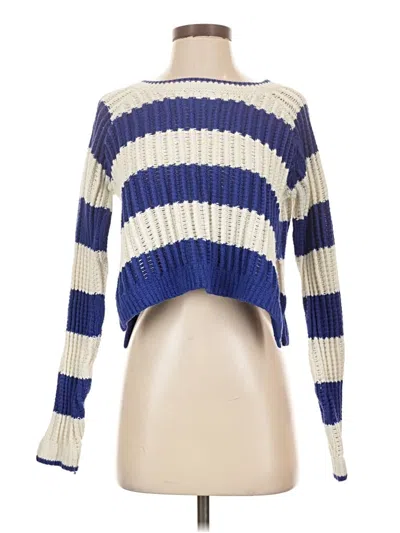 Pre-owned Elizabeth And James Pullover Sweater In Blue