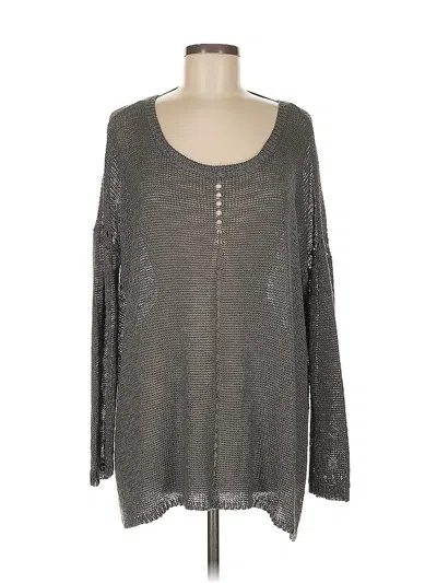 Pre-owned Elizabeth And James Pullover Sweater In Gray