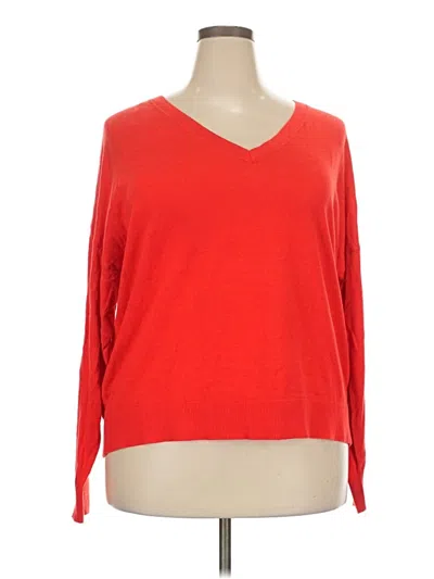 Pre-owned Elizabeth And James Pullover Sweater In Red
