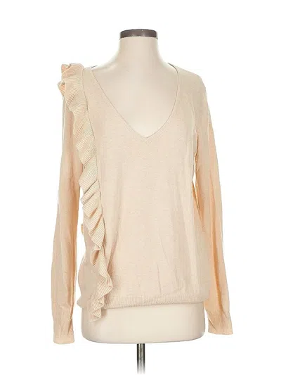 Pre-owned Elizabeth And James Pullover Sweater In Tan