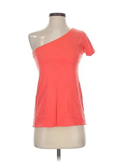 Pre-owned Elizabeth And James Short Sleeve T-shirt In Orange