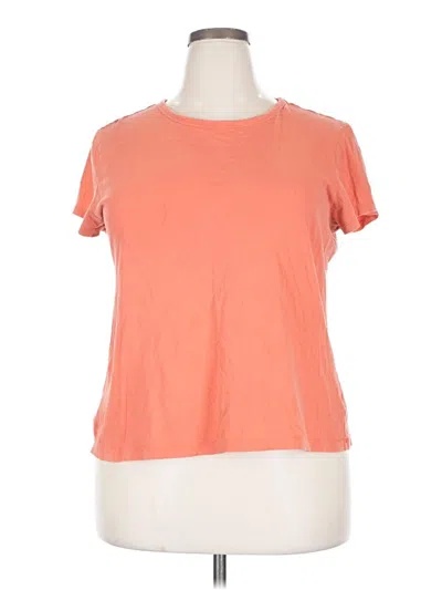 Pre-owned Elizabeth And James Short Sleeve T-shirt In Orange