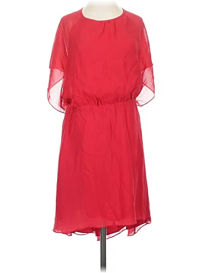 Pre-owned Elizabeth And James Silk Skirt In Red