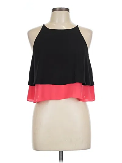 Pre-owned Elizabeth And James Sleeveless Blouse In Black