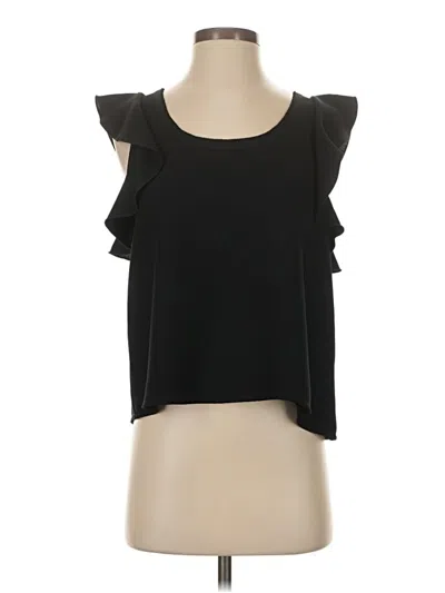 Pre-owned Elizabeth And James Sleeveless Blouse In Black