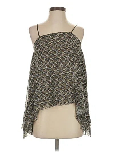 Pre-owned Elizabeth And James Sleeveless Blouse In Gray