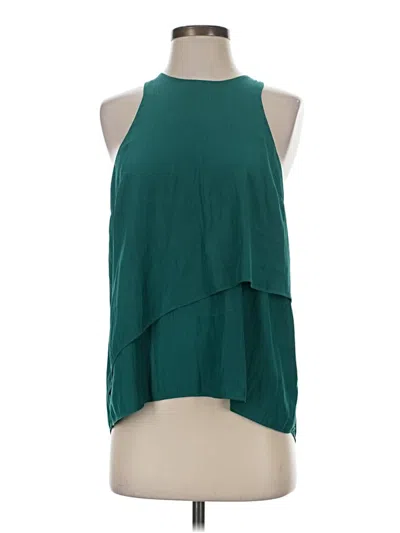 Pre-owned Elizabeth And James Sleeveless Blouse In Green