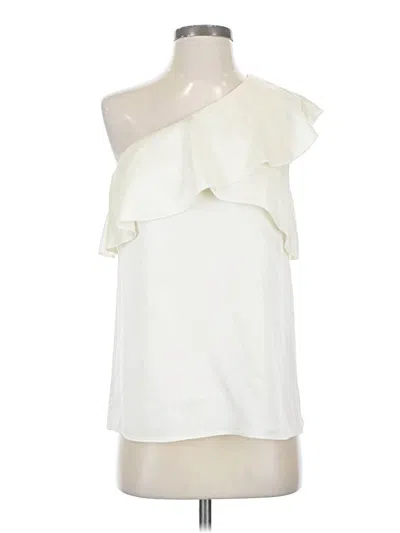 Pre-owned Elizabeth And James Sleeveless Blouse In Ivory
