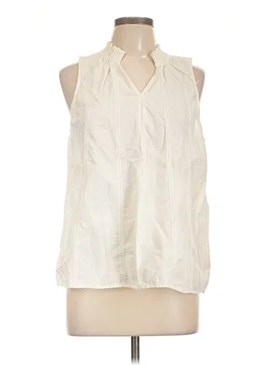 Pre-owned Elizabeth And James Sleeveless Blouse In Ivory