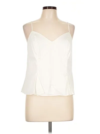 Pre-owned Elizabeth And James Sleeveless Blouse In Ivory