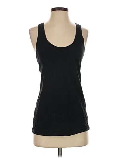 Pre-owned Elizabeth And James Sleeveless Top Black Scoop Neck Tops