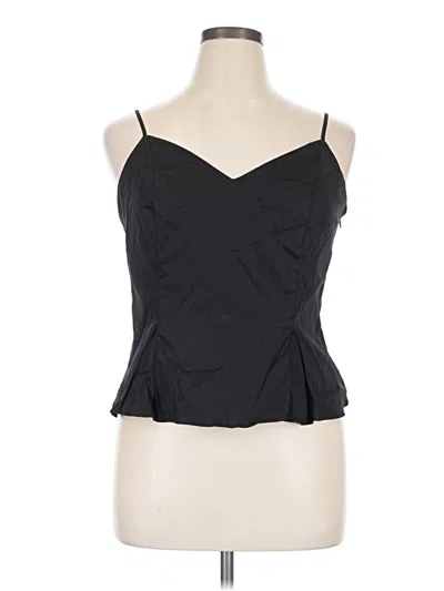 Pre-owned Elizabeth And James Sleeveless Top Black Sweetheart Neckline Tops