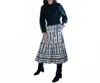 Elizabeth And James Surrey Midi Skirt In Apache Stripe In Multi