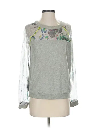 Pre-owned Elizabeth And James Sweatshirt In Silver