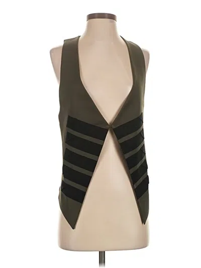 Pre-owned Elizabeth And James Vest In Green