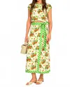 Elizabeth And James Winnifred Skirt In Strawberry Garden In Animal Print