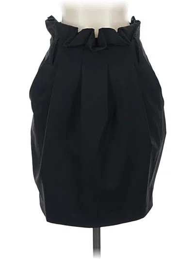 Pre-owned Elizabeth And James Wool Skirt In Black