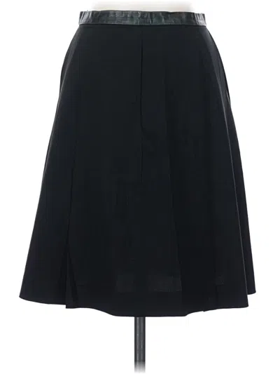 Pre-owned Elizabeth And James Wool Skirt In Black