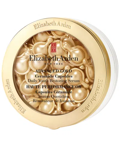 Elizabeth Arden 60-piece Advanced Gold Ceramide Daily Youth Restoring Serum Capsules In No Color