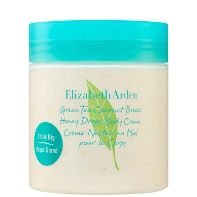 Elizabeth Arden Green Tea Coconut Breeze Honey Drops Body Cream 500ml In White