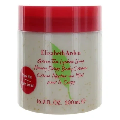 Elizabeth Arden Green Tea Lychee Lime Honey Drops Body Cream 16.9 oz In White