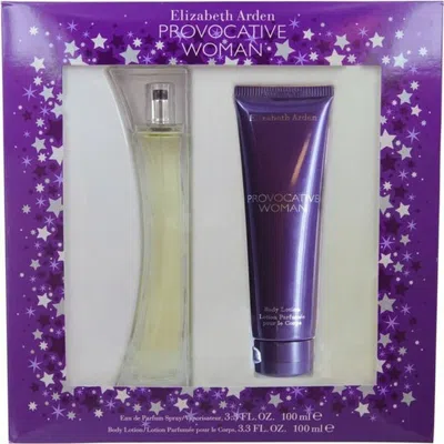 Elizabeth Arden Ladies Provocative Woman Gift Set Fragrances 085805517298 In Purple