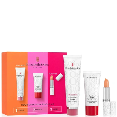 Elizabeth Arden Nourishing Skin Essentials Eight Hour 3-piece Gift Set In White