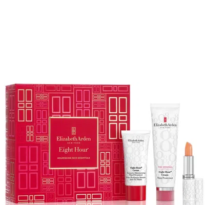 Elizabeth Arden Nourishing Skin Essentials Eight Hour 3-piece Gift Set In White