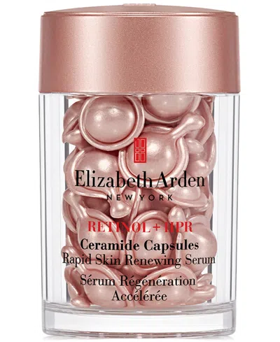 ELIZABETH ARDEN RETINOL + HPR CERAMIDE CAPSULES RAPID SKIN RENEWING SERUM, 30 CAPSULES