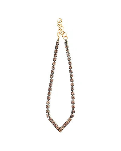 Elizabeth Cole 24k Plated Stackable Necklace In Gold