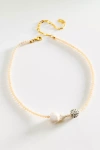 Elizabeth Cole Alona Beaded Pearl Necklace In Multi