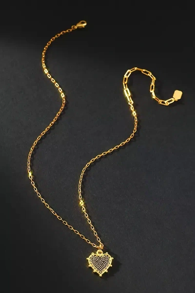 Elizabeth Cole Antonella Charm Necklace In Gold