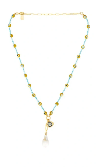 Elizabeth Cole Bonnie Necklace In Purple