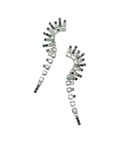 Elizabeth Cole Dangle Earrings In White