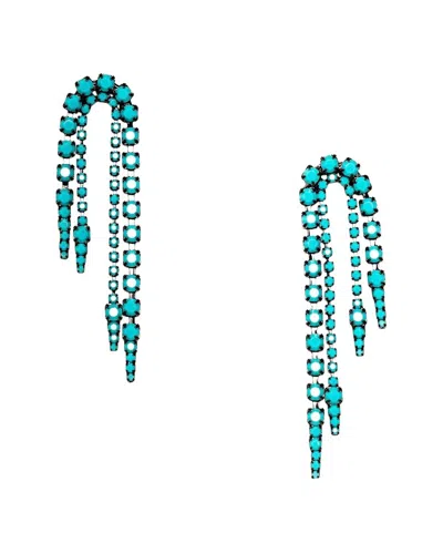 Elizabeth Cole Dangle Earrings In Blue
