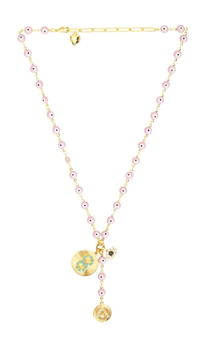Elizabeth Cole Galia Necklace In Gold