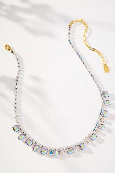 Elizabeth Cole Glacia Crystal Necklace In Multi
