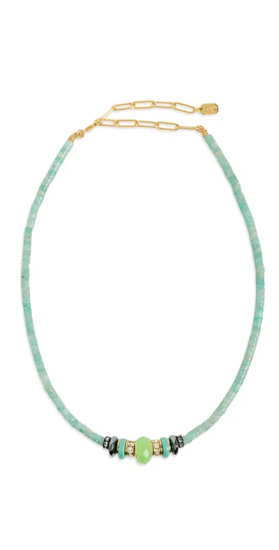 Elizabeth Cole Marnie Necklace Pacific Opal