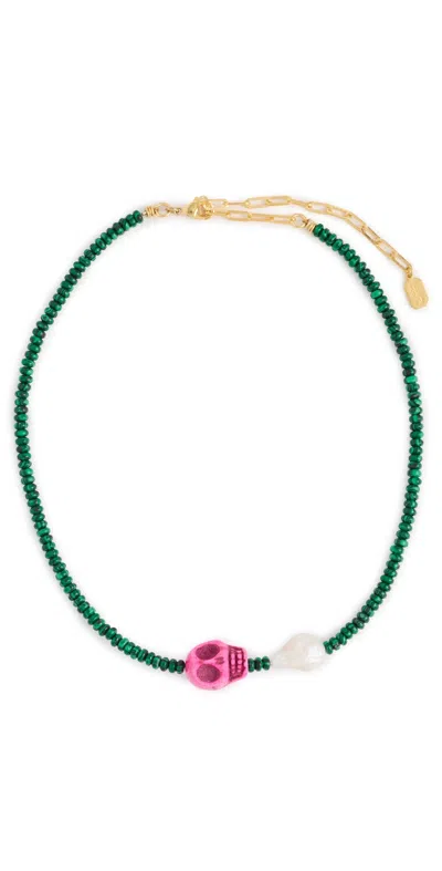 Elizabeth Cole Meiko Necklace Green