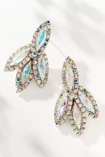 Elizabeth Cole Petite Bacall Crystal Earrings In Multi