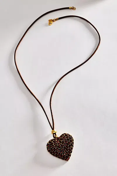 Elizabeth Cole Rita Necklace In Brown